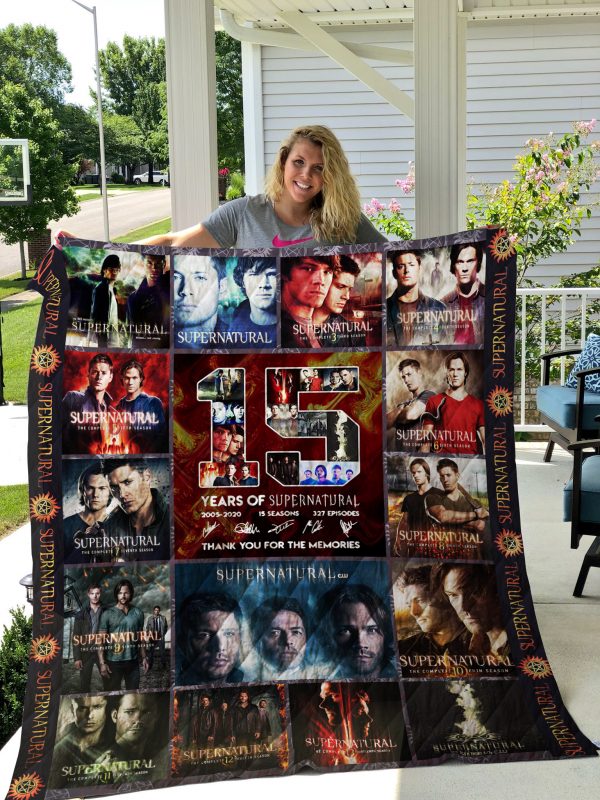 15 Years Of Supernatural Poster Quilt