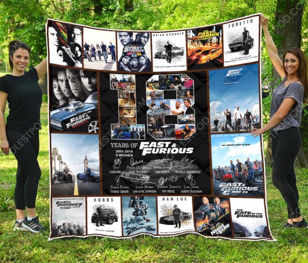 18 Years Of Fast & Furious – Quilt