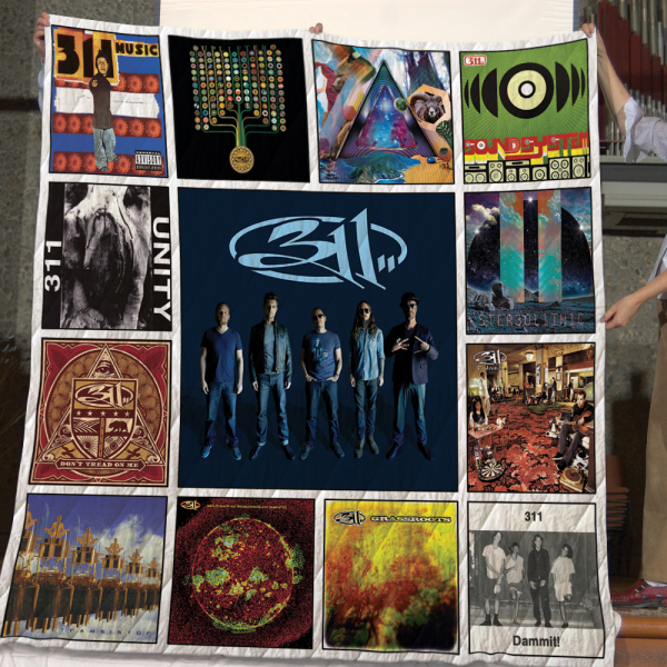 311 Band Album Quilt Blanket 02