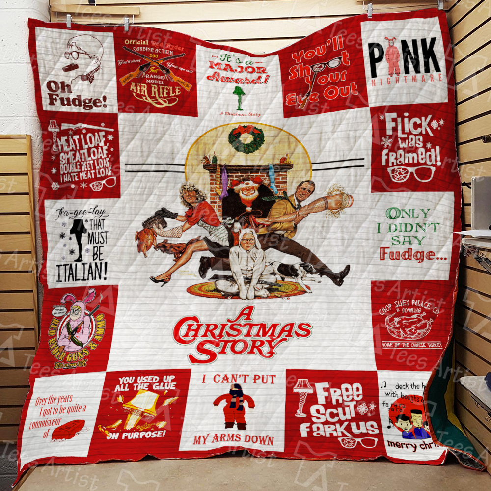 A Christmas Story Quilt Blanket 01698 Featured Quilts