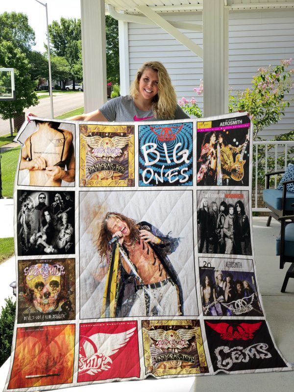 Aerosmith - Steven Tyler  Quilt Blanket