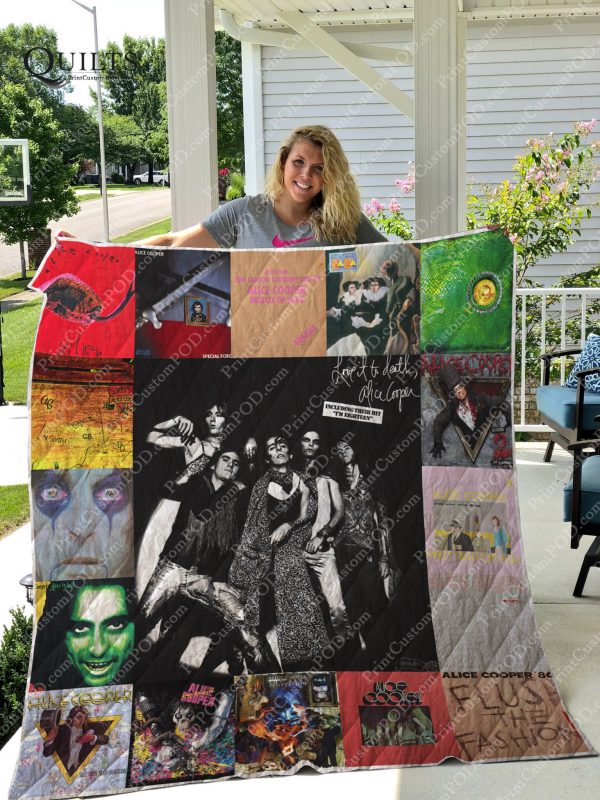 Alice Cooper Albums Quilt Blanket For Fans Ver 17 Featured Quilts 