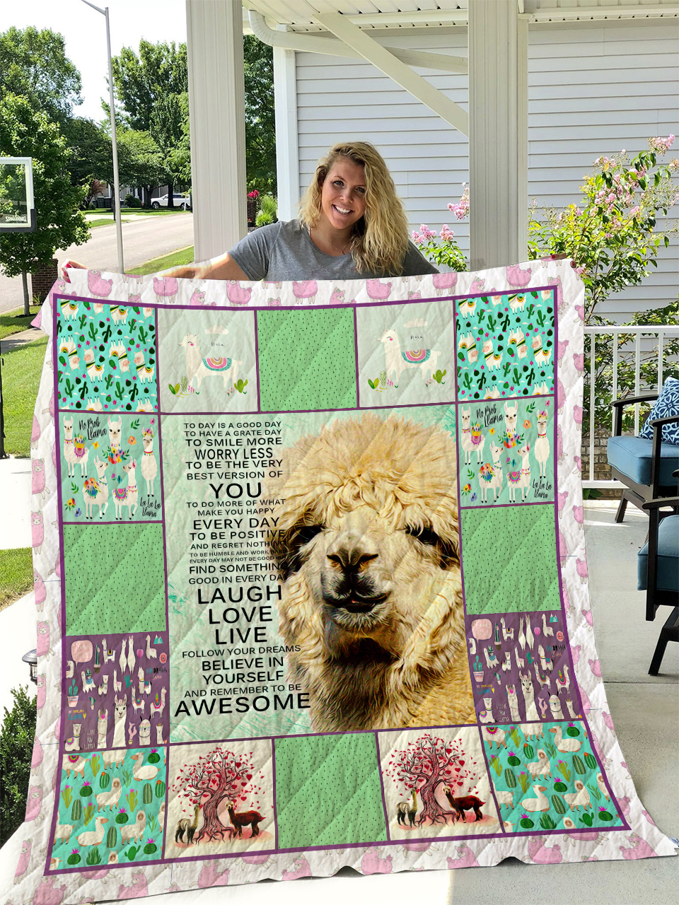 Alpaca Quilt Blanket I1d1 Featured Quilts