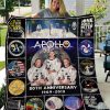 Apollo 11 Moon Landing 50th Anniversary Quilt Blanket