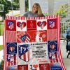 Atlético Madrid Quilt Grandma To Granddaughter I1d1