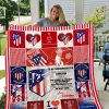 Atlético Madrid Quilt Grandpa To Granddaughter I1d1