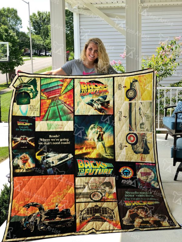 Back To The Future Quilt Blanket 01192