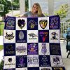 Baltimore Ravens Quilt Blanket 02