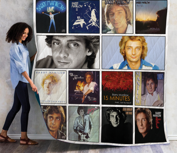 Barry Manilow Albums Quilt Blanket 02