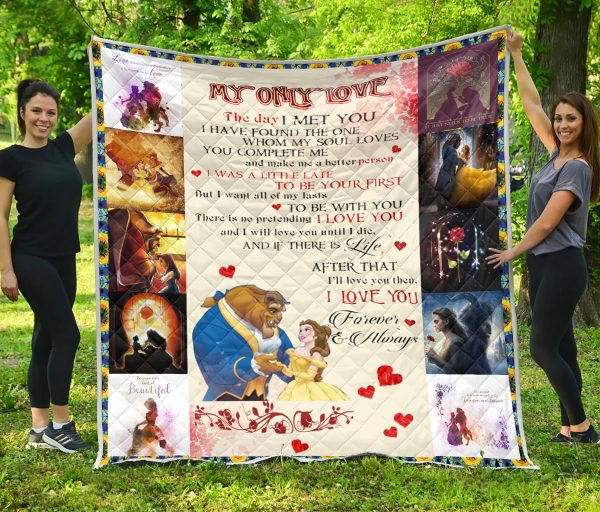 Beauty And The Beast Love Quilt