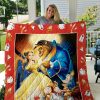 Beauty And The Beast Quilt Blanket For Fans