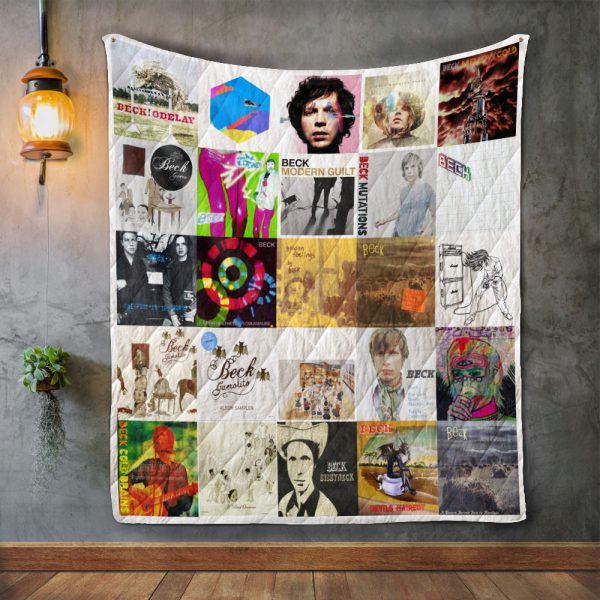 Beck Album Covers Quilt Blanket