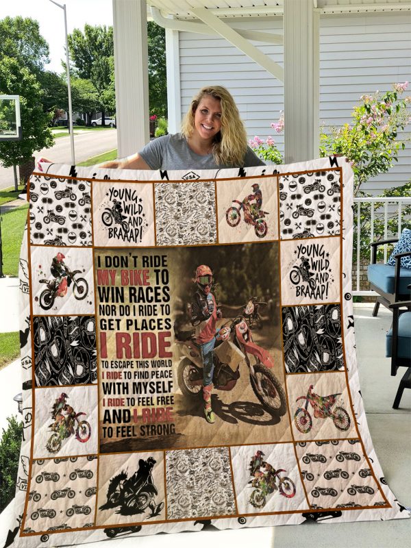 Bike 1 Quilt Blanket