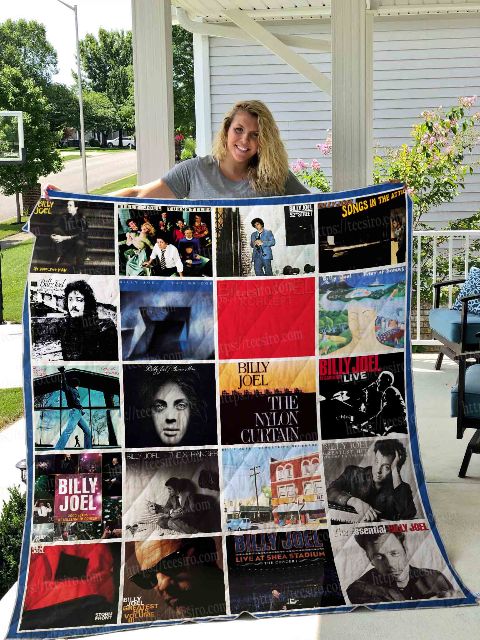 Billy Joel Quilt Blanket 01 - Featured Quilts