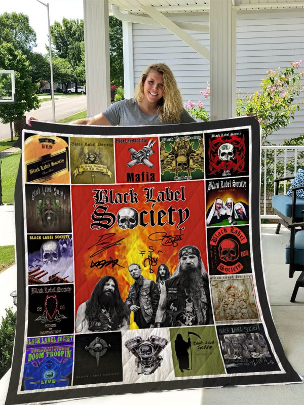 Black Label Society Quilt Blanket I1d2