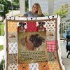 Boxer Dog Quilt Blanket I1d2