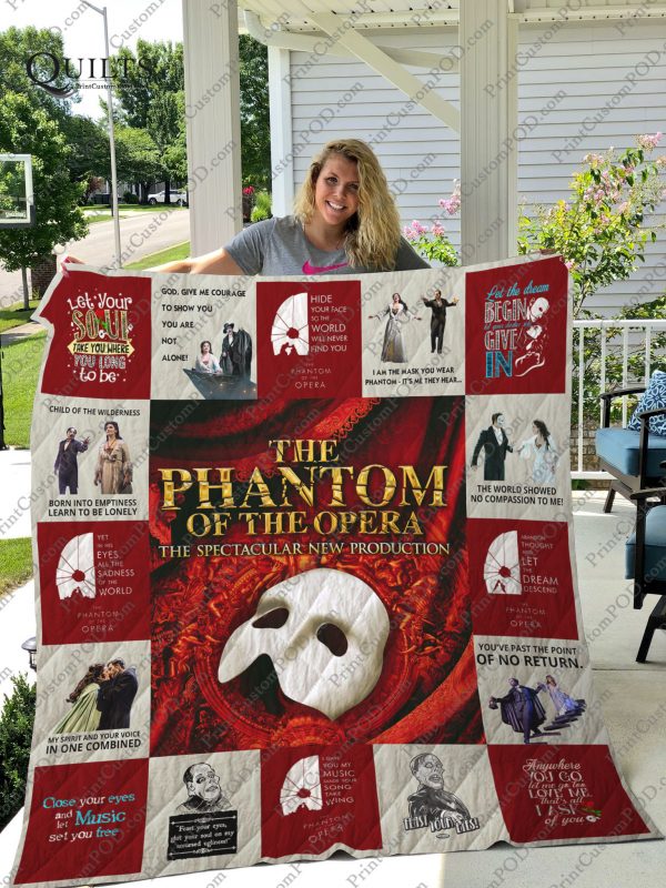 Broadway – The Phantom Of The Opera Musical Quilt Blanket Ver 17-1