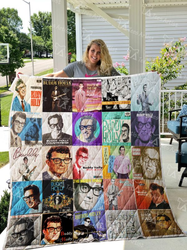 Buddy Holly Quilt Blanket 0869