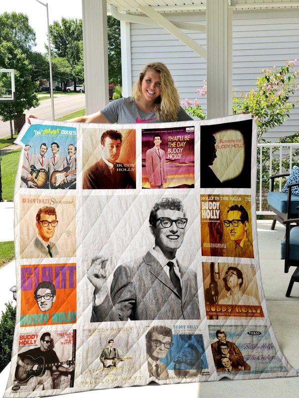 Buddy Holly Quilt Blanket