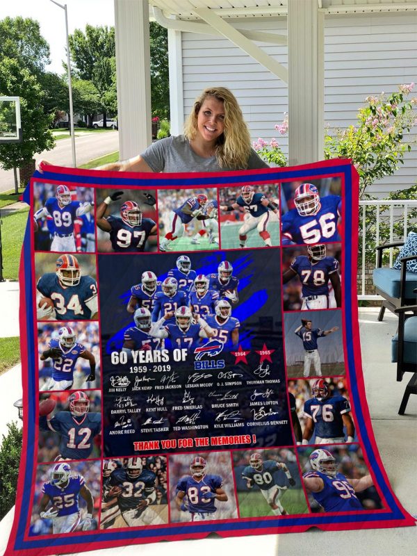 Buffalo Bills Quilt Blanket I1d2