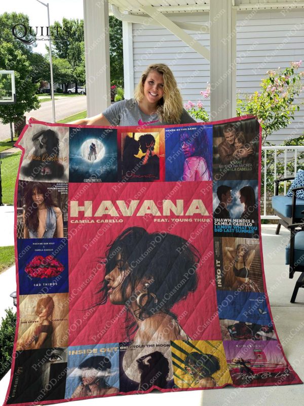 Camila Cabello Albums Quilt Blanket For Fans Ver 17