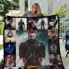 Captain America Quilt Blanket For Fans