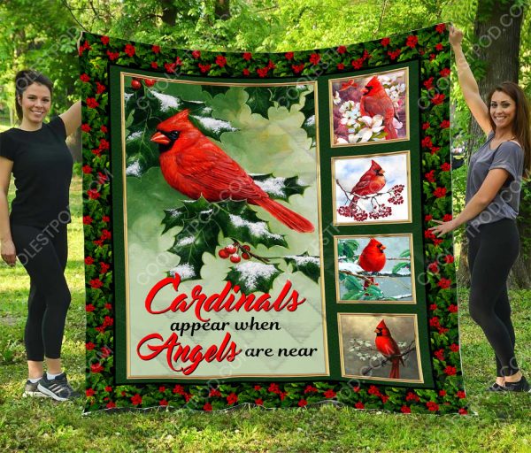 Cardinals Appear When Angles Are Near – Quilt