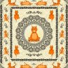 Cat Yoga Quilt Blanket 02