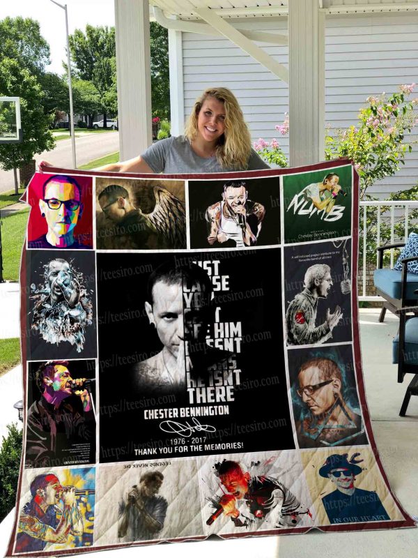 Chester Bennington Quilt Blanket 01