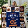 Chicago Bears Quilt Blanket 01