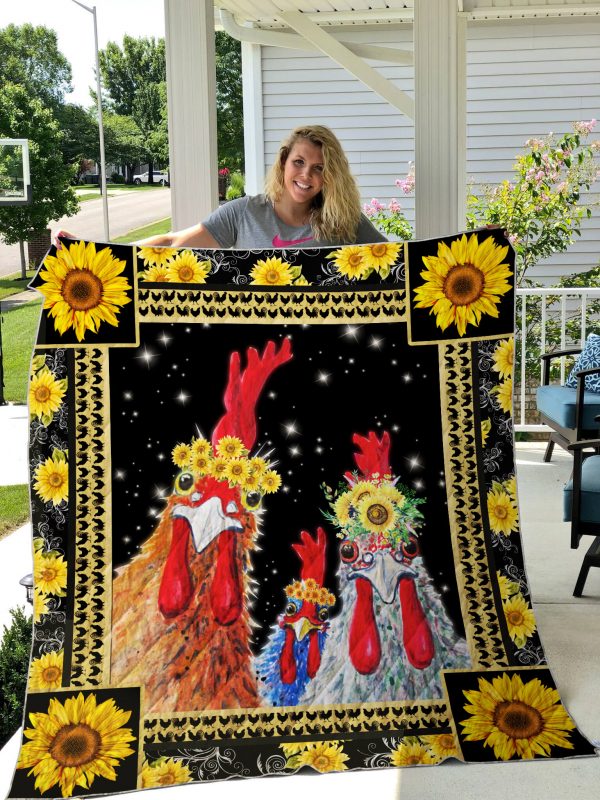 Chicken Quilt Blanket Style 1