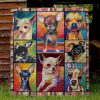 Chihuahua 4 Quilt Blanket