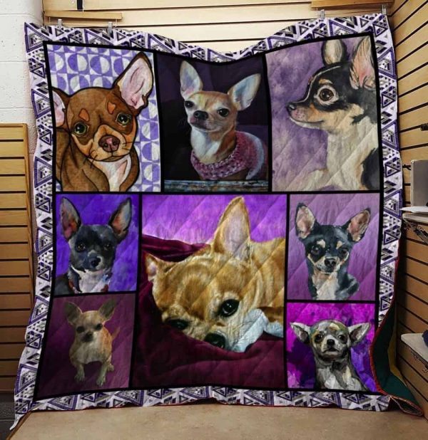 Chihuahua Quilt Blanket