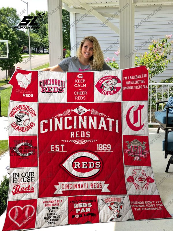 Cincinnati Reds Quilt Blanket