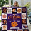 Clemson Tigers Quilt Blanket 01