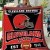 Cleveland Browns Quilt Blanket 01