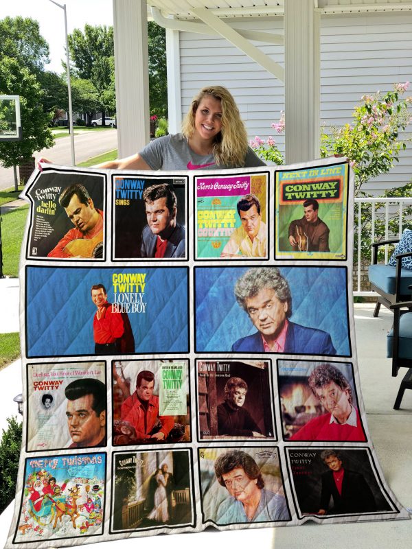 Conway Twitty Quilt Blanket