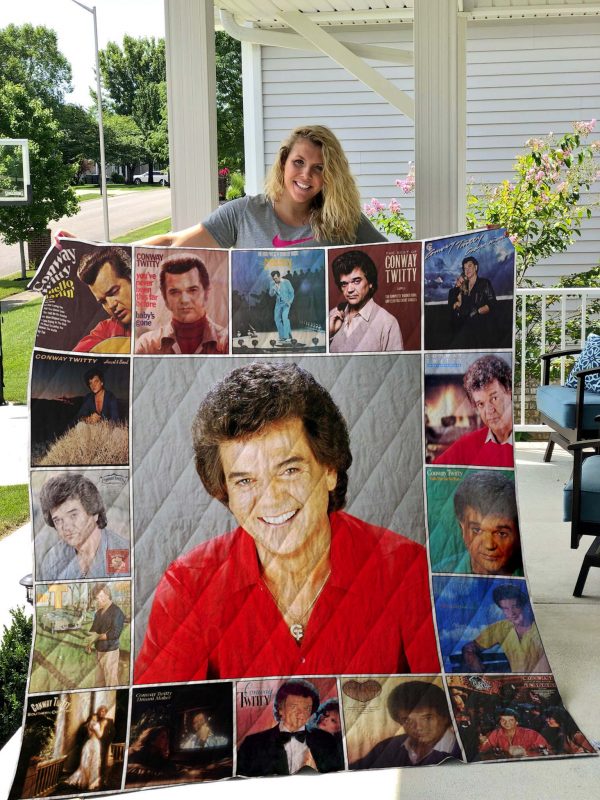 Conway Twitty Quilt Blanket For Fans