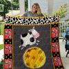 Cow Moon Quilt Blanket 01