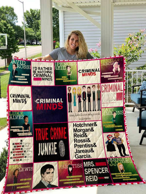 Criminal Minds V2 Quilt Blanket I1d1