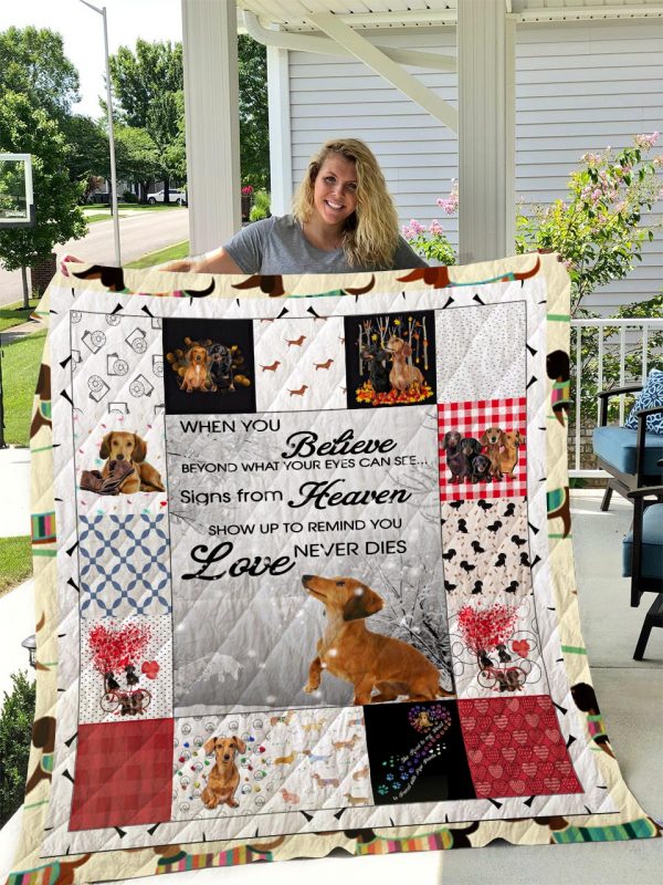 Dachshunds Dog Quilt Blanket I1d2