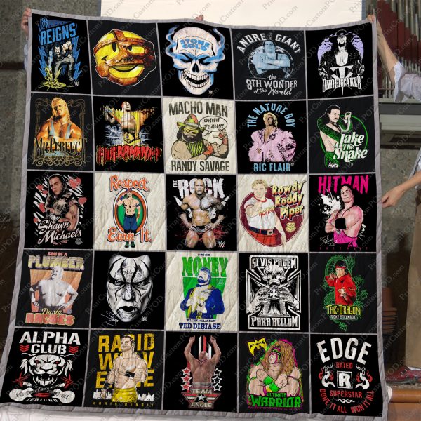 Dd – Legends Of Wrestling Quilt Blanket – Ver.0117