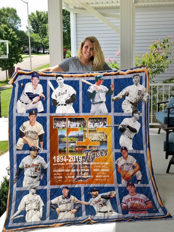 Detroit Tigers Anniversary Quilt