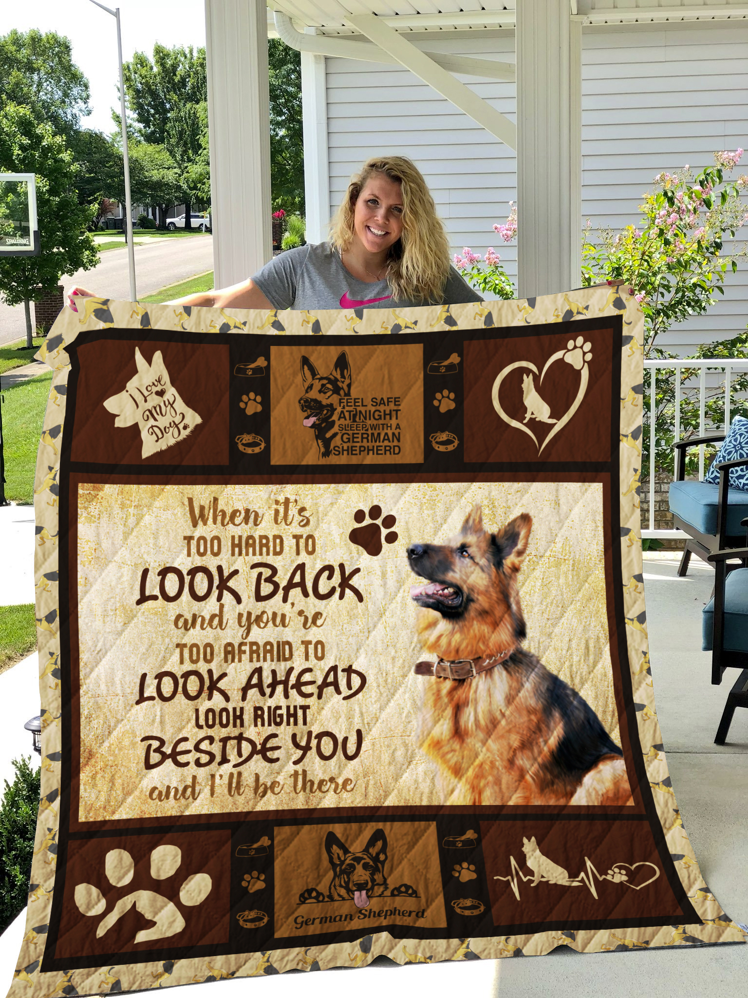 Dog blanket Quilt german Shepherd Edition 08302019 Featured Quilts