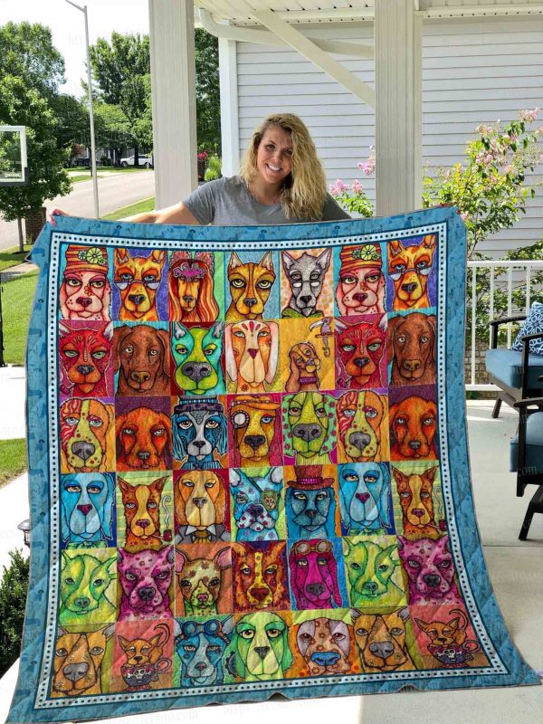 Dog Quilt Blanket 02