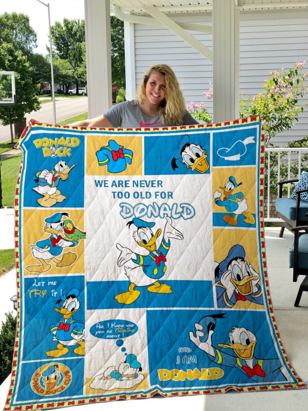 Donald Duck Quilt Blanket