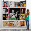 Elvis Presley Albums Quilt Blanket 01