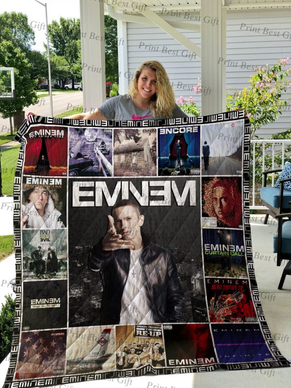 Eminem Albums Cover Poster Quilt