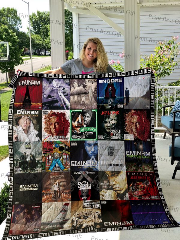 Eminem Albums Cover Poster Quilt Ver 2