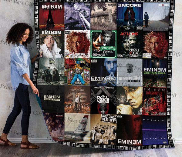 Eminem Albums Cover Poster Quilt Ver 4